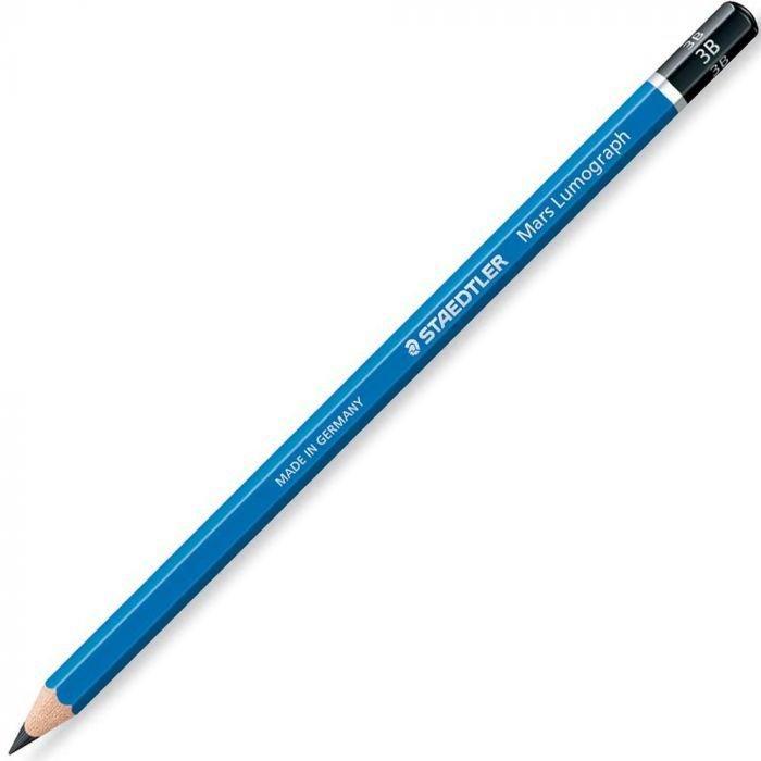 staedtler staedtler matita mars lumograph 100 3b conf. 12 pezzi - foto 2