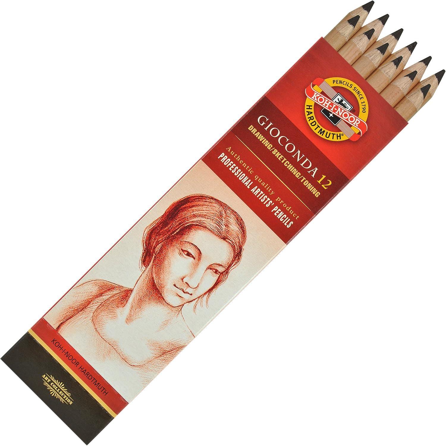 koh-i-noor koh-i-noor gioconda matita creta seppia scura h8804 conf. 12 pz - foto 3