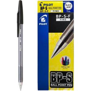 Bp-s penna a sfera nera punta 07 mm confezione da 12 pezzi