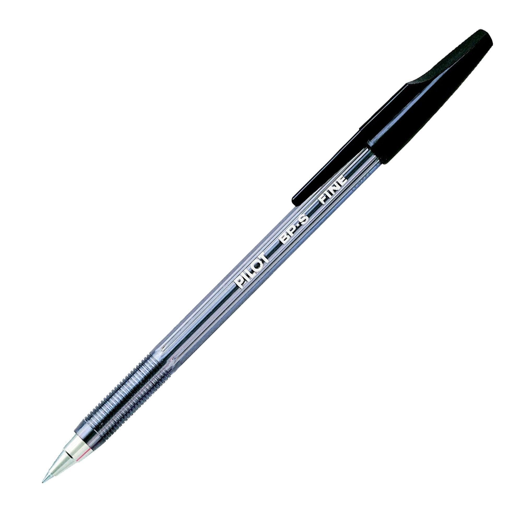 pilot pilot bp-s penna a sfera nera punta 07 mm confezione da 12 pezzi - foto 2