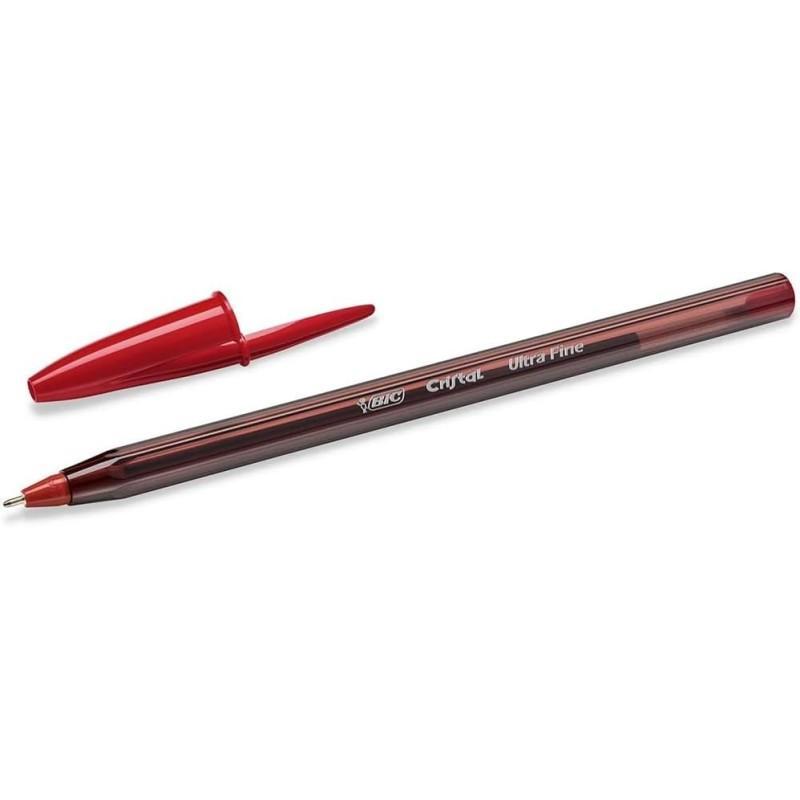 bic bic cristal exact penna a sfera rossa 07 mm confezione da 20 pezzi - foto 2 bic bic cristal exact penna a sfera rossa 07 mm confezione da 20 pezzi - foto 2