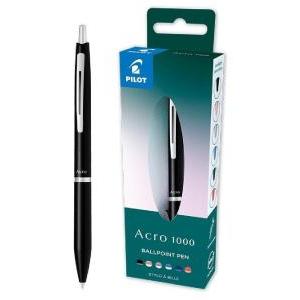 Acro 1000 premium penna a sfera nera punta media 10 mm