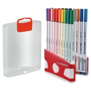 Pen 68 brush pennarello punta pennello set 20 colori