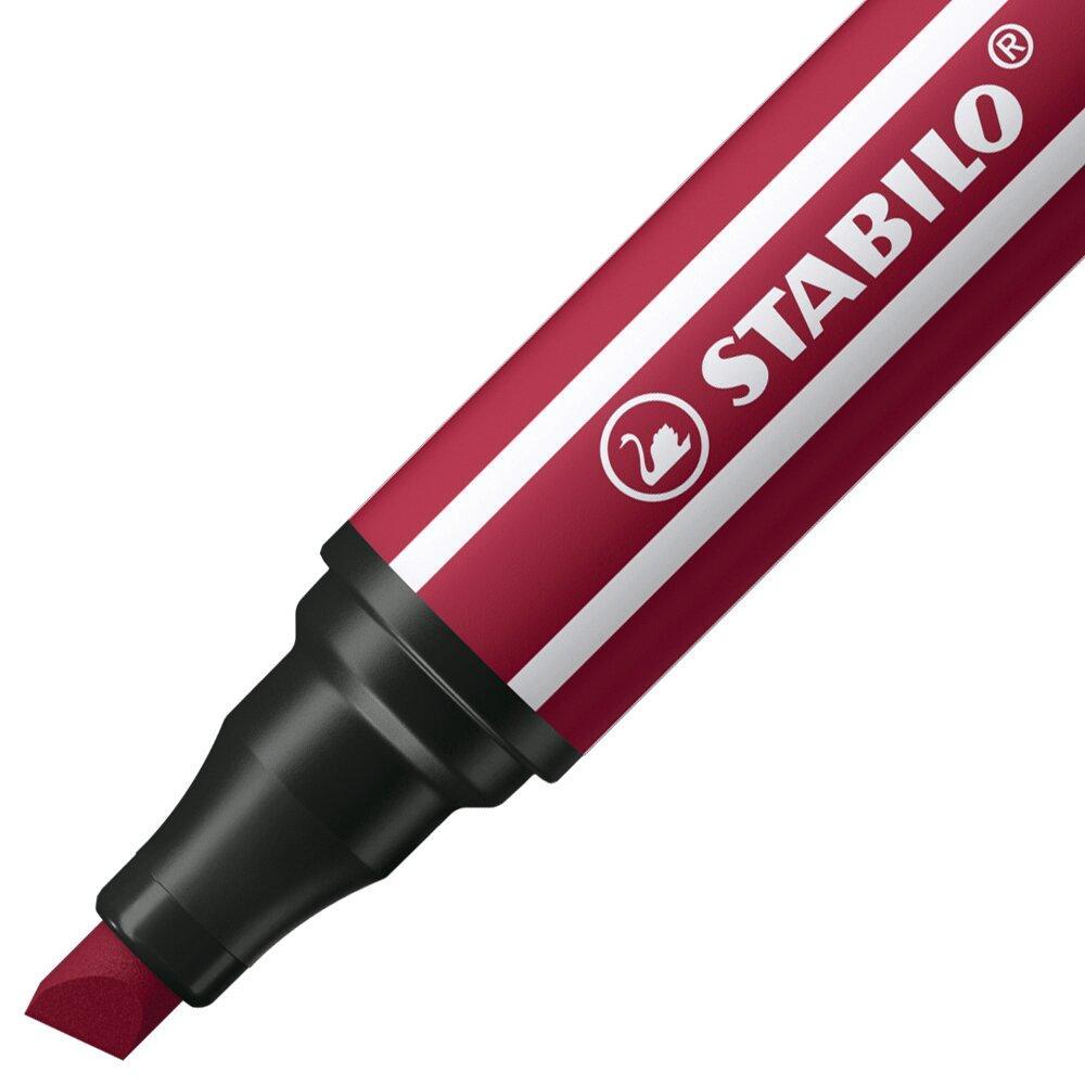 stabilo stabilo pen 68 max pennarello punta a scalpello porpora  5 pz - foto 2