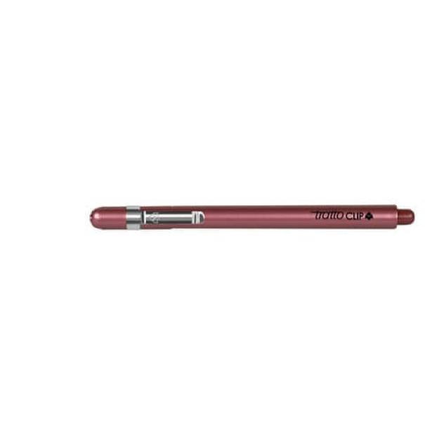 tratto tratto clip penna punta sintetica rosso 0.3mm conf. 12 pz - foto 1