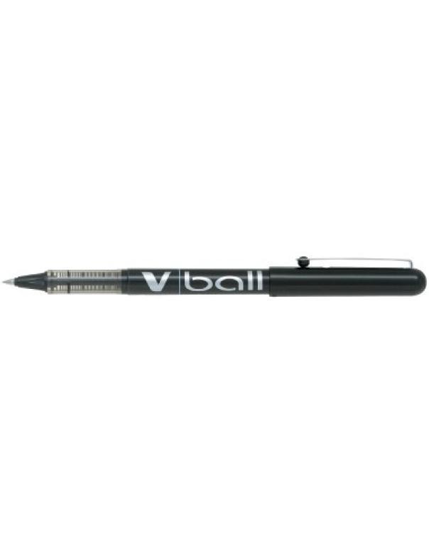 pilot pilot v-ball 05 roller inchiostro liquido nero 0.5 mm confezione 12 pezzi - foto 2
