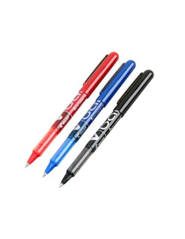 pilot pilot v-ball 05 roller inchiostro liquido nero 0.5 mm confezione 12 pezzi - foto 5