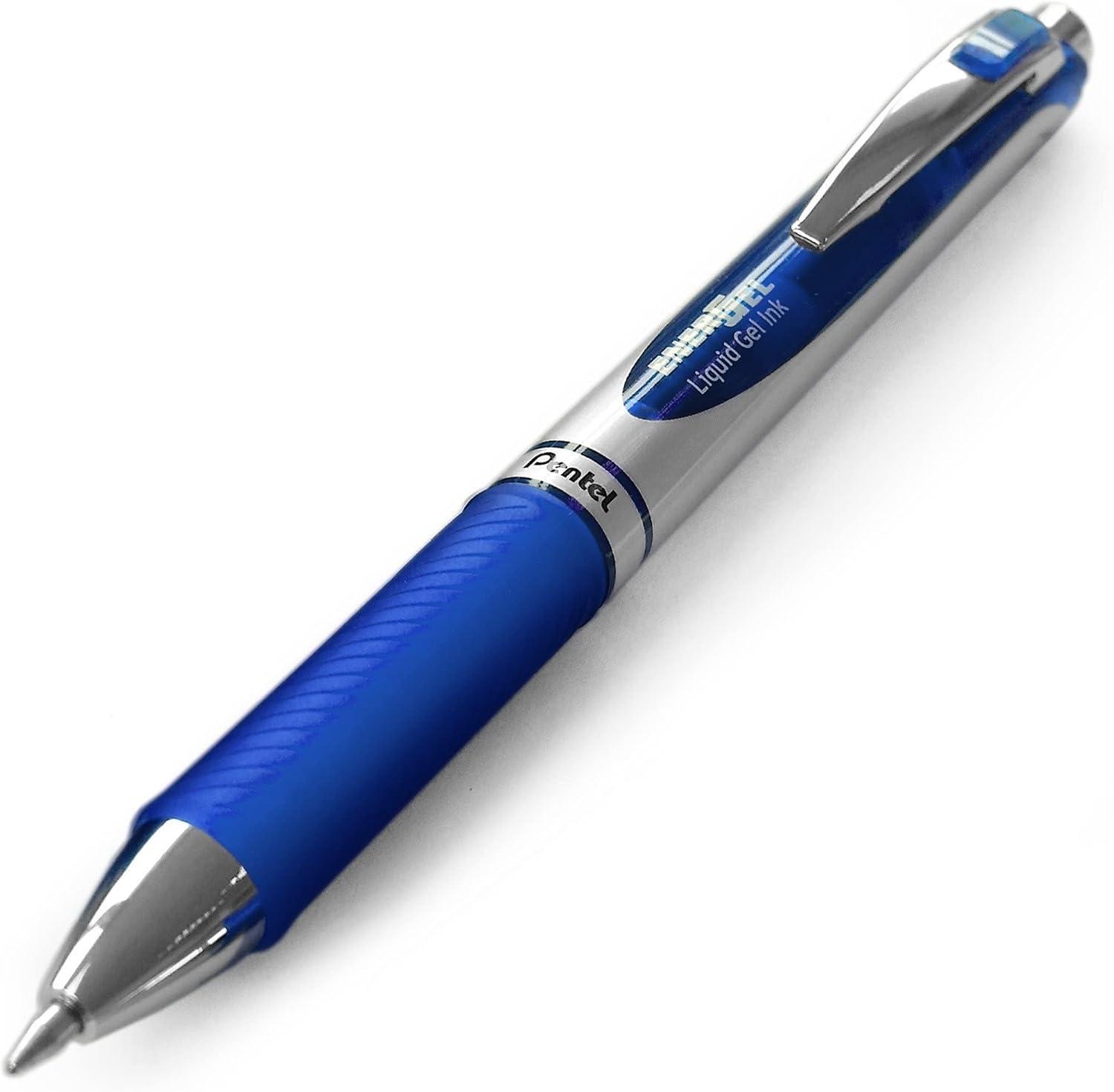 pentel pentel roller gel energel scatto 0.7mm blu conf. 12 pz - foto 3