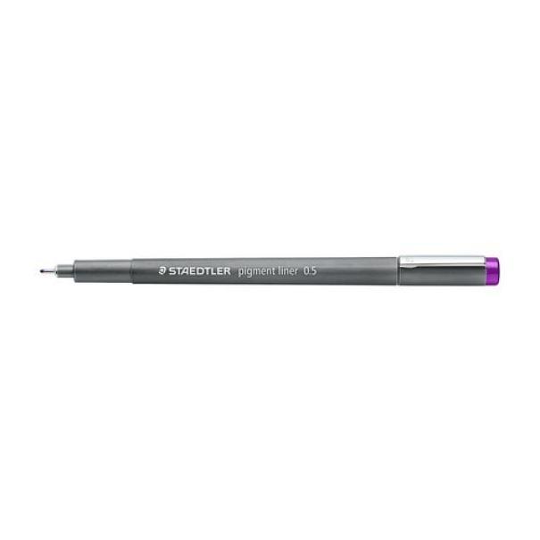 staedtler staedtler pigment liner 308 fineliner viola 0.5 mm 10 pz - foto 1