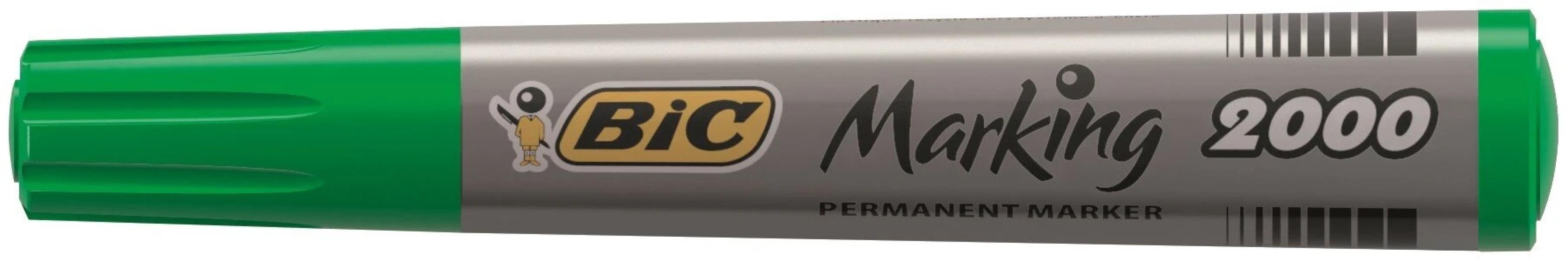 bic bic marking 2000 ecolutions marcatore punta tonda verde scatola 12 pezzi - foto 2 bic bic marking 2000 ecolutions marcatore punta tonda verde scatola 12 pezzi - foto 2