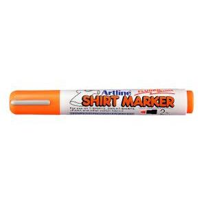 Artline ekt-2 marcatore per tessuti punta tonda 2mm arancio fluo conf. 4pz