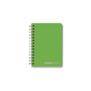 Mini quaderno spirale no fori a7 ppl 80 fogli quadr. 5 mm 10 pezzi