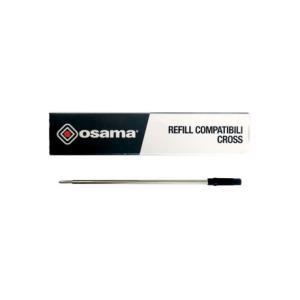 Refill tipo cross per penna a sfera blu confezione da 12