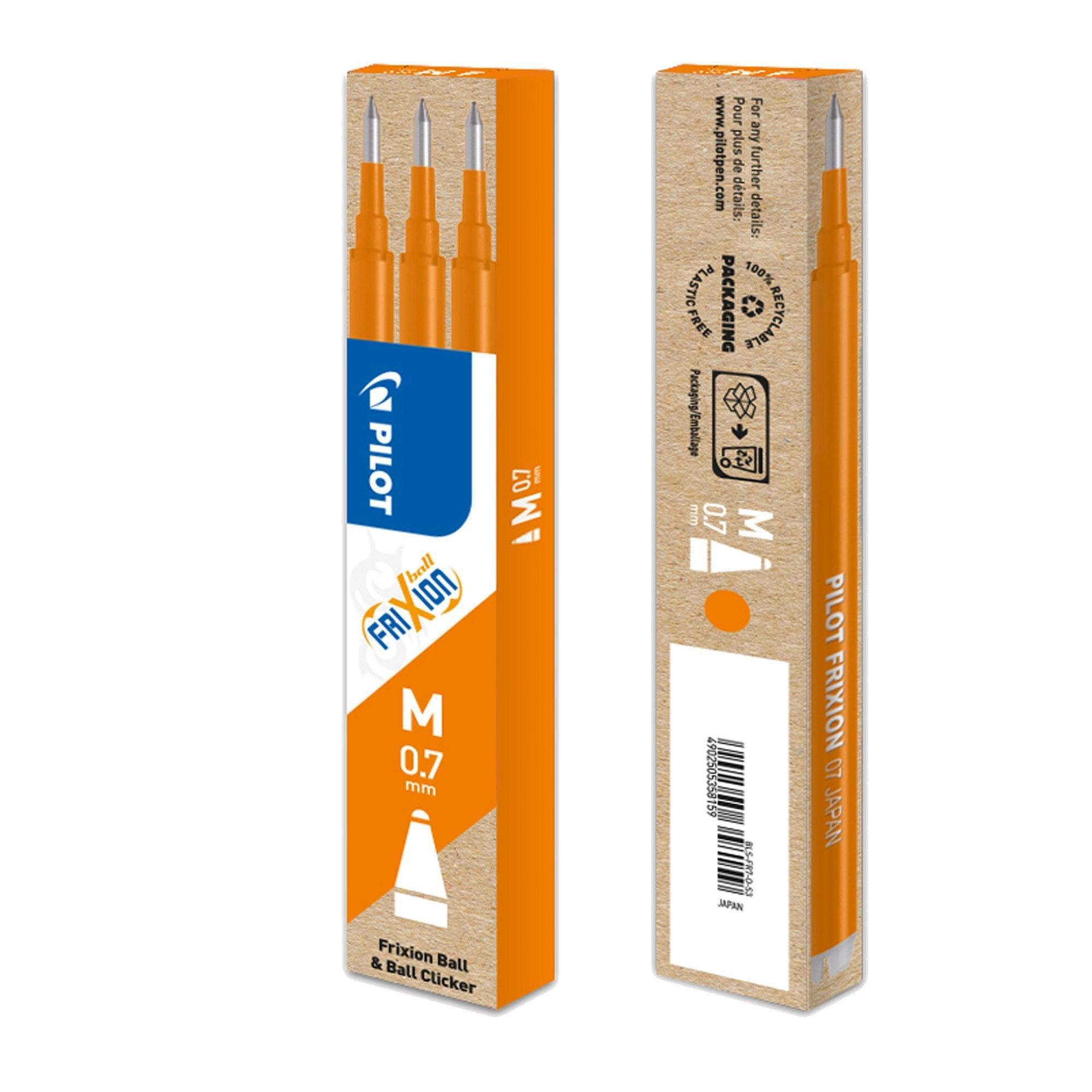 pilot pilot refill frixion ball 0.7 mm arancio conf. da 4 set da 3 pezzi - foto 1 pilot pilot refill frixion ball 0.7 mm arancio conf. da 4 set da 3 pezzi - foto 1
