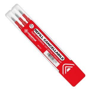 Refill gel riscrivi rosso 0.7 mm: 12 astucci da 3 pezzi