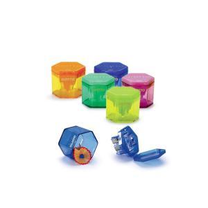 Temperamatite universale 3 fori con contenitore confezione 24 pezzi