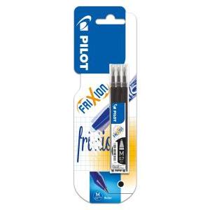Ricariche frixion ball 07 mm nero 20 blister da 3 pezzi