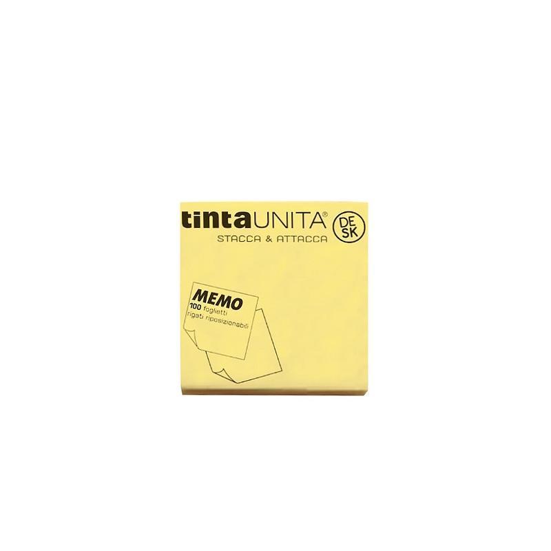 tinta unita tinta unita memo desk fogli riposizionabili 75x75 100fg.giallo - 12 pezzi - foto 1 tinta unita tinta unita memo desk fogli riposizionabili 75x75 100fg.giallo - 12 pezzi - foto 1