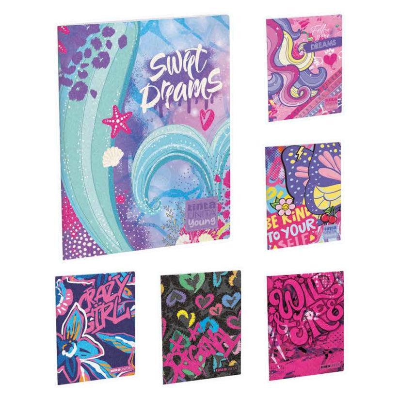 tinta unita tinta unita young & teen glitter 50 special maxi quaderni 100 g righe b 12 pezzi - foto 1 tinta unita tinta unita young & teen glitter 50 special maxi quaderni 100 g righe b 12 pezzi - foto 1