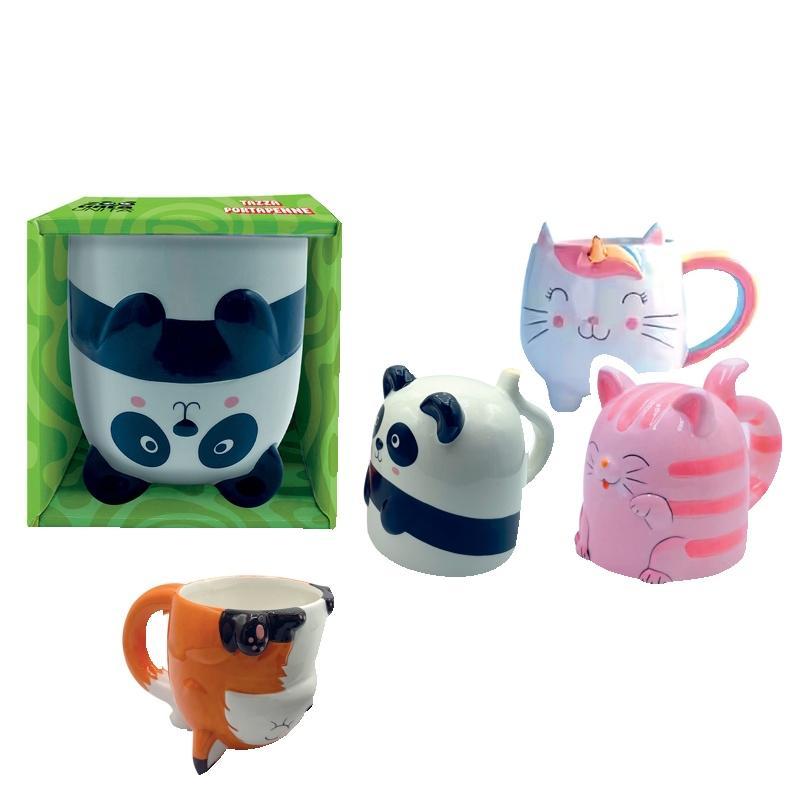 tinta unita tinta unita zoo tazza portapenne ceramica - foto 1