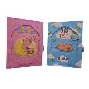 Capibara diario segreto notebook chiusura magnetica e lucchetto