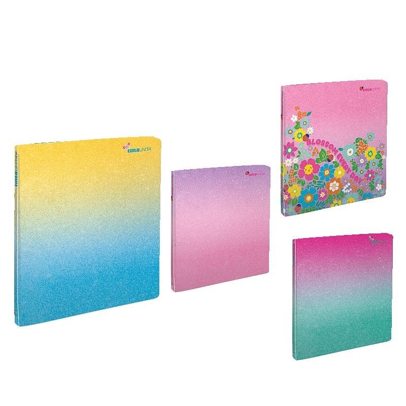 tinta unita tinta unita be happy copertina anelli a4 glitter ppl 030 - foto 1