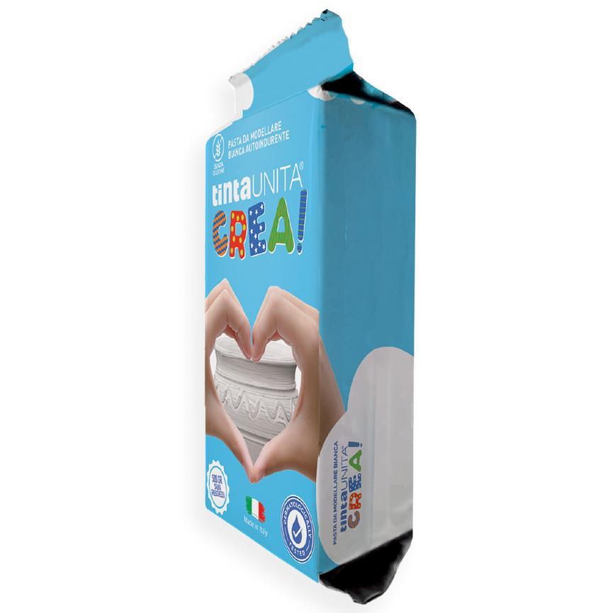 tinta unita tinta unita pasta da modellare crea 500 g bianca - foto 1 tinta unita tinta unita pasta da modellare crea 500 g bianca - foto 1